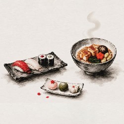 Accords mets et saké